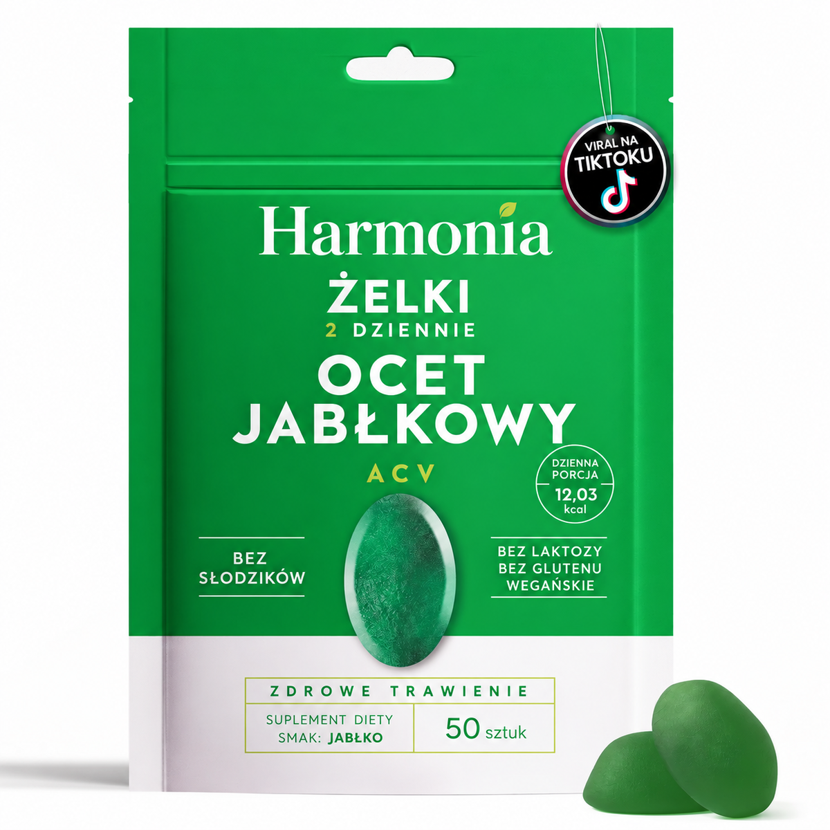 Harmonia Żelki z octem jabłkowym, witaminą C i pektyną