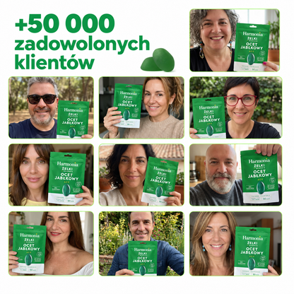 Harmonia Żelki z octem jabłkowym, witaminą C i pektyną