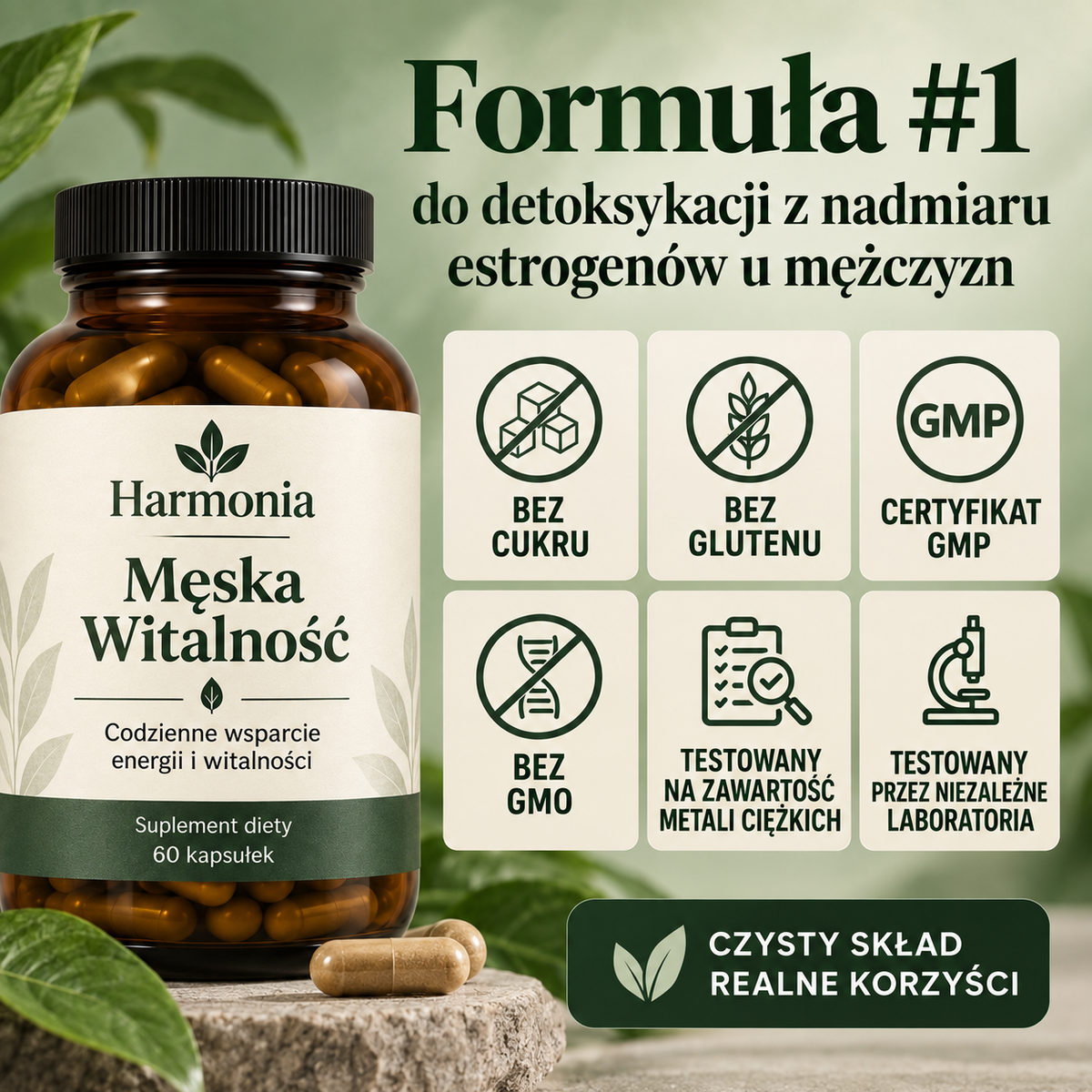 Harmonia Andro Balance | Kompleksowe wsparcie męskiej równowagi hormonalnej