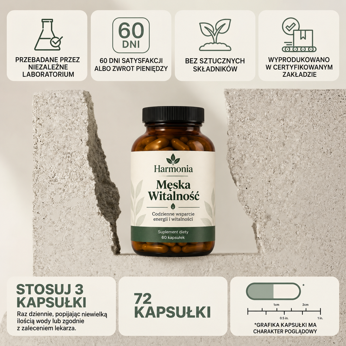 Harmonia Andro Balance | Kompleksowe wsparcie męskiej równowagi hormonalnej