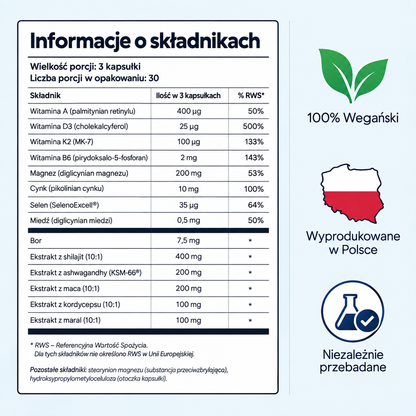 Harmonia Prime - męski suplement diety premium 14-w-1