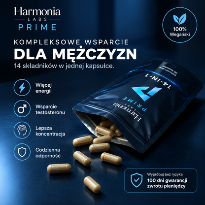 Harmonia Prime - męski suplement diety premium 14-w-1